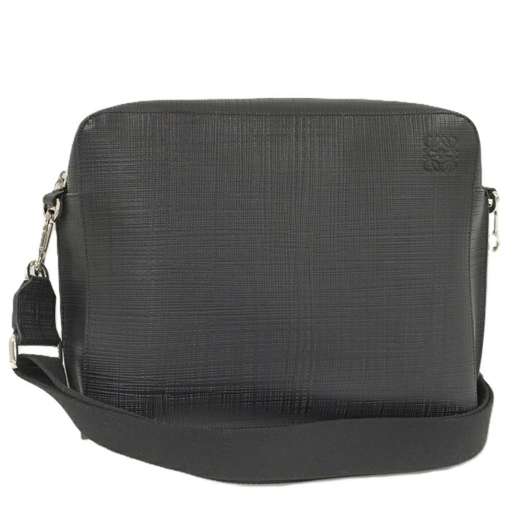 Loewe Goya Messenger Bag Shoulder Leather Black